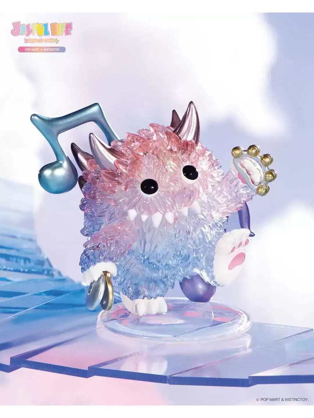 Pop Mart x Instinctoy Monster Fluffy Joyful Life series LET'S DANCE